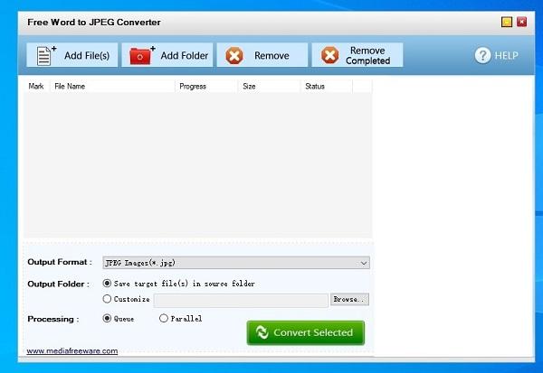 Free Word to JPEG Converter