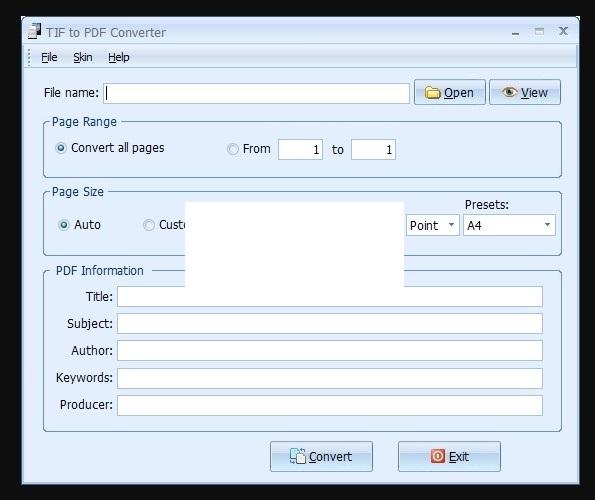 TIF to PDF Converter