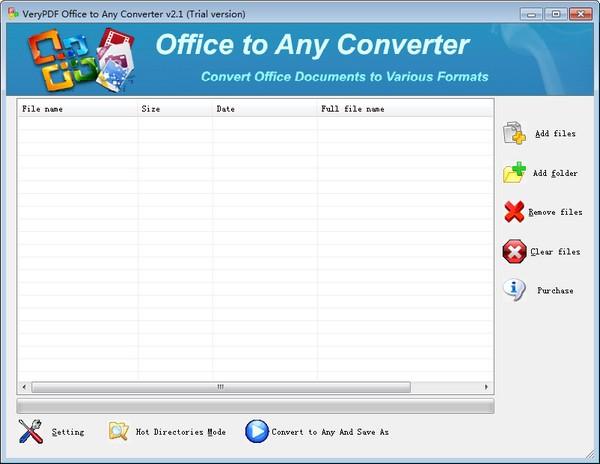 VeryPDF Office To Any Converter