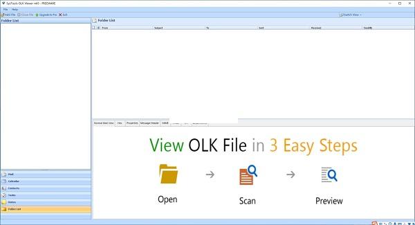 SysTools OLK Viewer