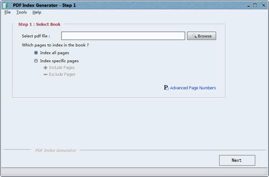 PDF Index Generator Professional