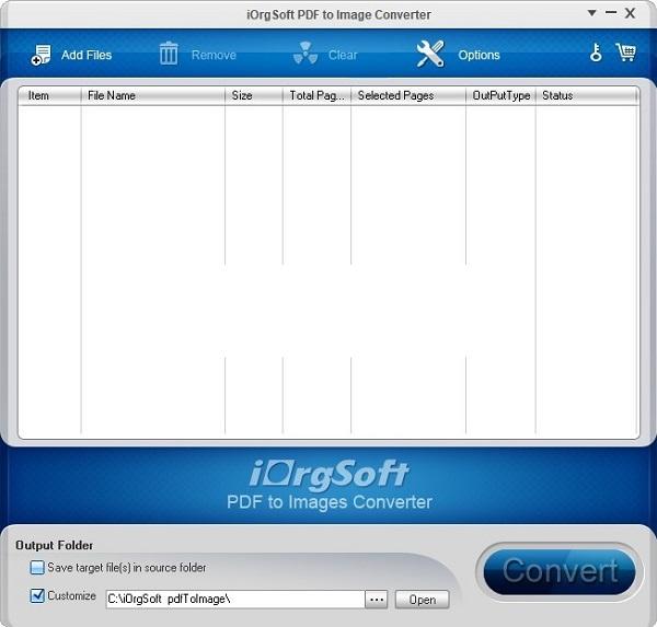 iOrgSoft PDF to Image Converter