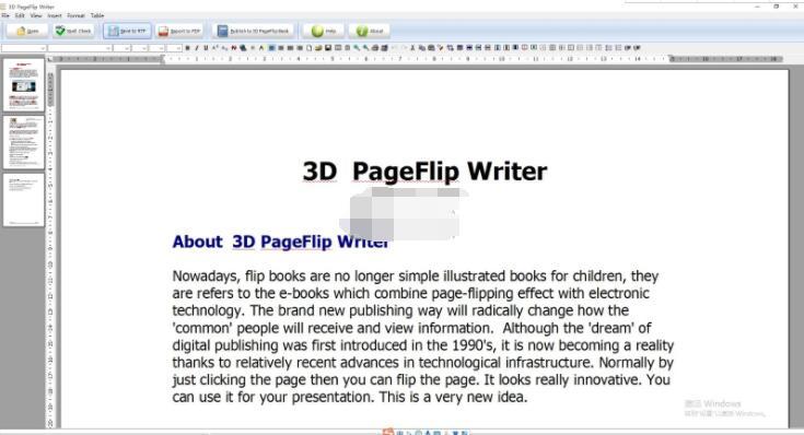 3DPageFlip Writer