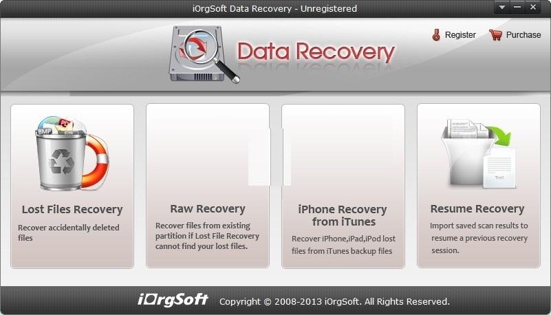 iOrgsoft Data Recovery