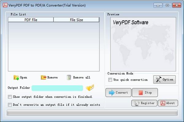 VeryPDF PDF to PDFA Converter