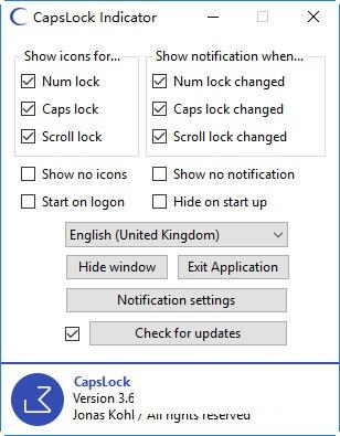 CapsLock Indicator