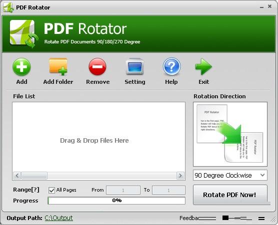 PDF旋转器