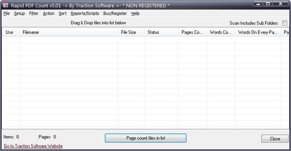 Rapid PDF Count