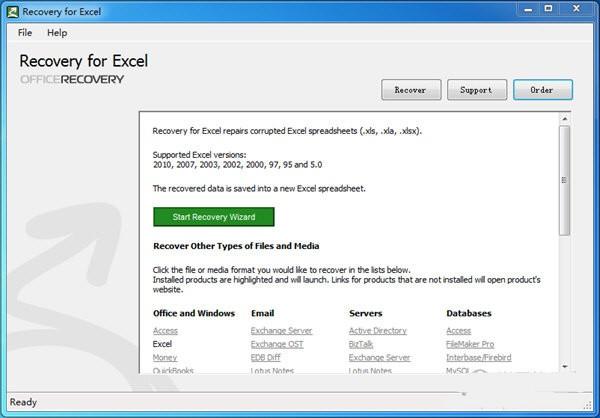 Recovery for Excel