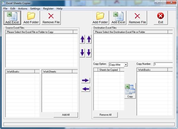 Excel Sheets Copier