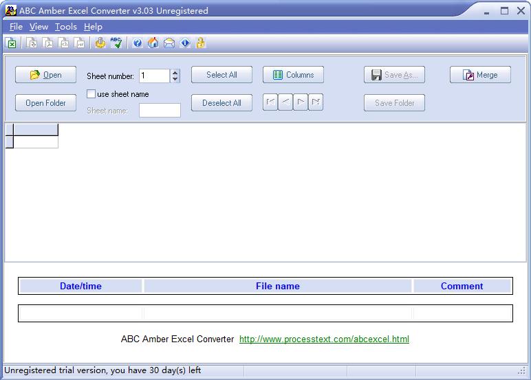 ABC Amber Excel Converter