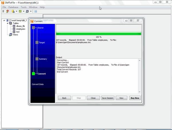 DbfToFile