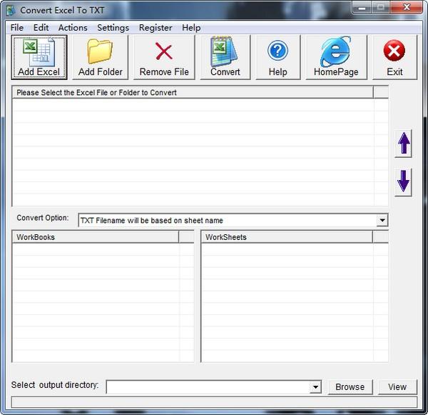 Convert Excel to TXT