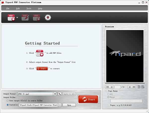 Tipard PDF Converter Platinum