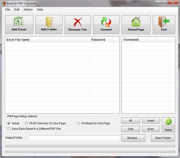 Free Excel to PDF Converter
