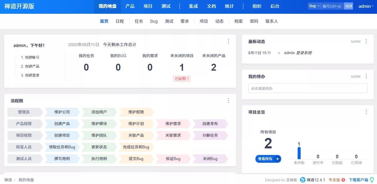 禅道项目管理软件开源版