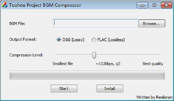 Touhou Project BGM Compressor