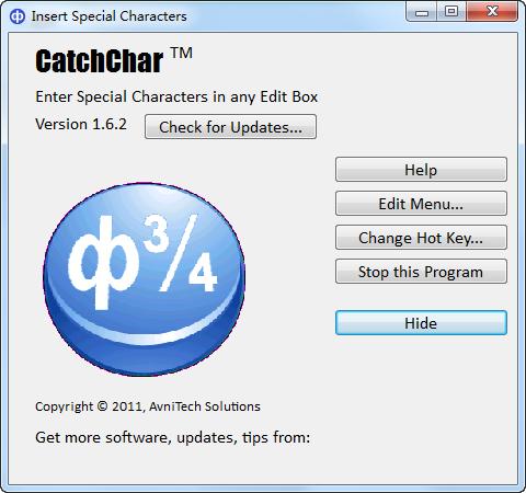 CatchChar