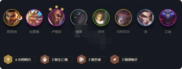 云顶之弈s5.5六光阿克尚怎么玩？云顶之弈s5.5六光阿克尚玩法技巧截图